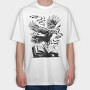 Raven On A Book, Tricou Oversize Barbati (Unisex)
