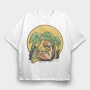 Chicken Relax, Tricou Oversize Barbati (Unisex)