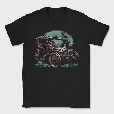 Steampunk Car, Tricou Barbati (Unisex)