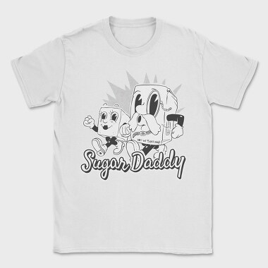 Sugar Daddy Cartoon Old, Tricou Barbati (Unisex)