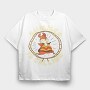Hamster Running, Tricou Oversize Barbati (Unisex)