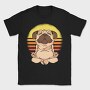 Yoga Pug 01, Tricou Barbati (Unisex)