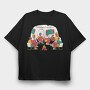 Camping People, Tricou Oversize Barbati (Unisex)
