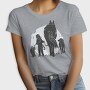 Girl And Animals, Tricou Femei