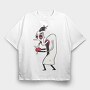 Mad Scientist Brain, Tricou Oversize Barbati (Unisex)