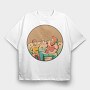 Dad Gamer And Son, Tricou Oversize Barbati (Unisex)