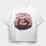 Dad And Child, Tricou Oversize Barbati (Unisex)