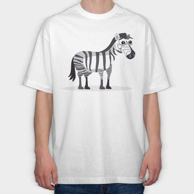 Zebra Stripes, Tricou Oversize Barbati (Unisex)