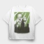 Broccoli Monster, Tricou Oversize Barbati (Unisex)