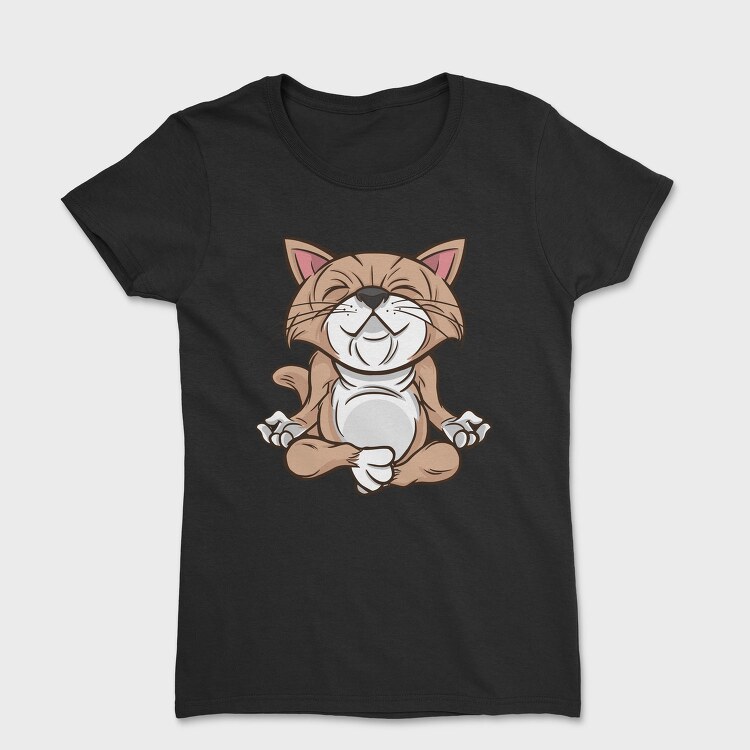 Yoga Cat, Tricou Femei
