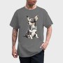 Chihuahua Bow, Tricou Barbati (Unisex)