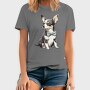 Chihuahua Bow, Tricou Barbati (Unisex)