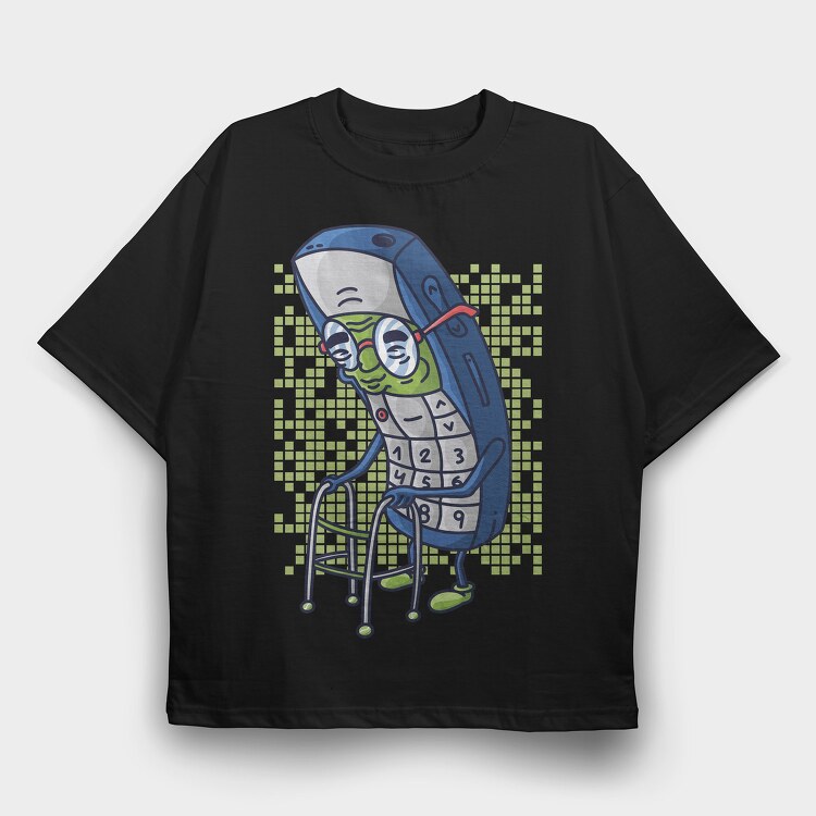Old Nokia, Tricou Oversize Barbati (Unisex)