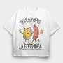 Beer Is Always A Good Idea, Tricou Oversize Barbati (Unisex)