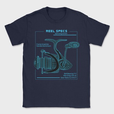 Tech Reel Diagram, Tricou Barbati (Unisex)