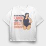 Woman Fat Flavour, Tricou Oversize Barbati (Unisex)