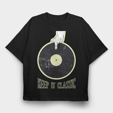 Retro, Tricou Oversize Barbati (Unisex)