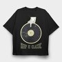 Retro, Tricou Oversize Barbati (Unisex)