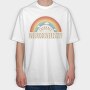 Rainbow Neurodiversity, Tricou Oversize Barbati (Unisex)