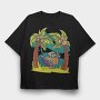 Skull Hamac, Tricou Oversize Barbati (Unisex)
