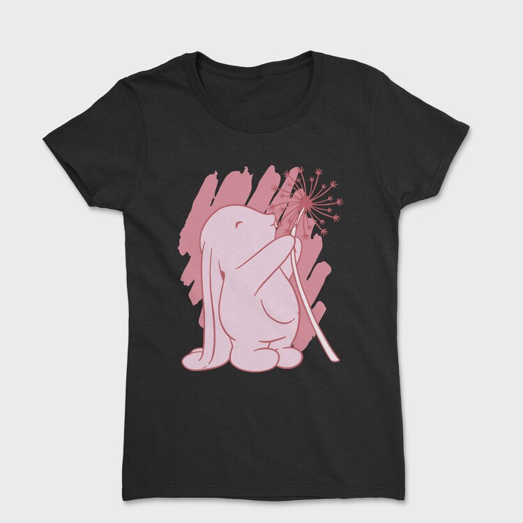 Rabbit And Dandelion, Tricou Femei