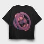 Space Station, Tricou Oversize Barbati (Unisex)