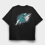 Dabbing Skeleton, Tricou Oversize Barbati (Unisex)