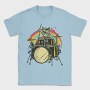 Zombie Cat Drummer, Tricou Barbati (Unisex)