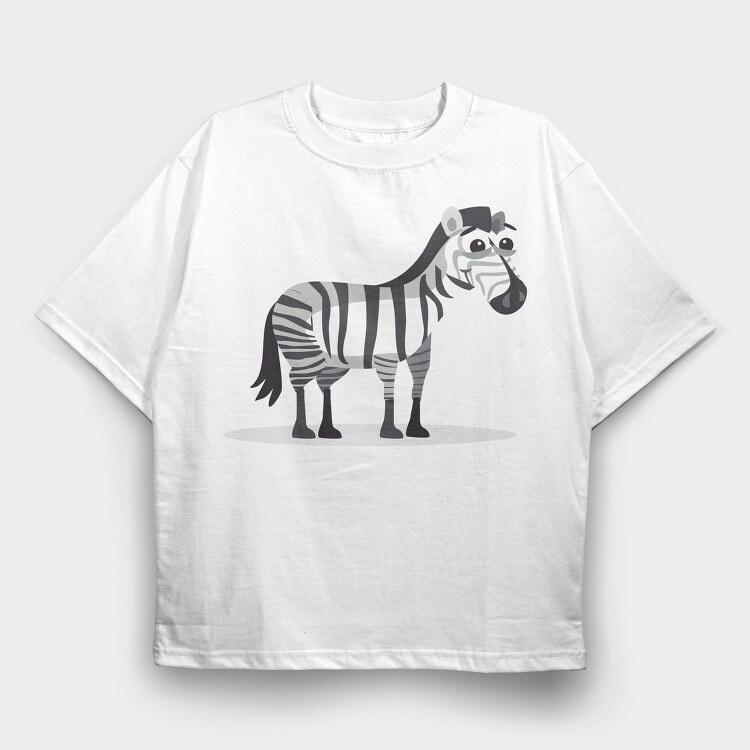 Zebra Stripes, Tricou Oversize Barbati (Unisex)