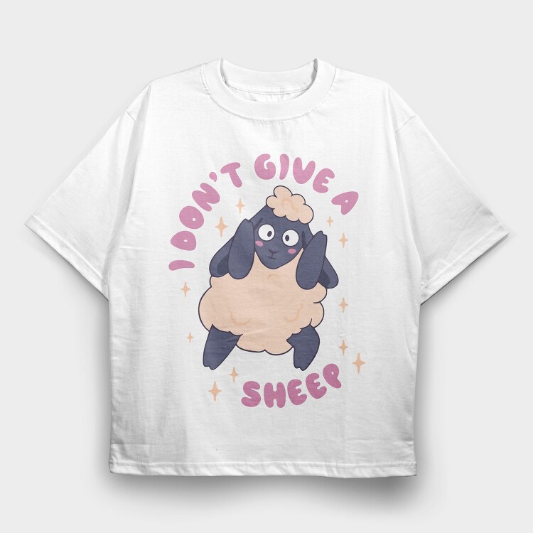 Yoga Sheep Funny, Tricou Oversize Barbati (Unisex)