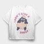 Yoga Sheep Funny, Tricou Oversize Barbati (Unisex)