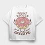 Yoga Donut Stress Relief, Tricou Oversize Barbati (Unisex)