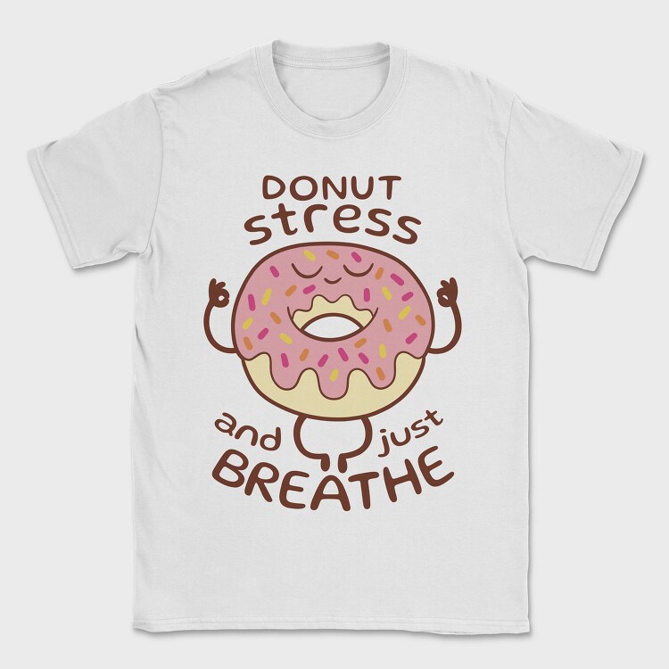 Yoga Donut Stress Relief, Tricou Barbati (Unisex)