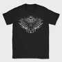 Raven Bird Flying Open Wings, Tricou Barbati (Unisex)