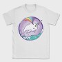 Rainbow Narwhale Whale, Tricou Barbati (Unisex)