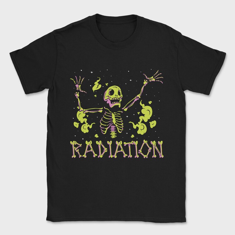 Radioactive Skeleton Creature, Tricou Barbati (Unisex)