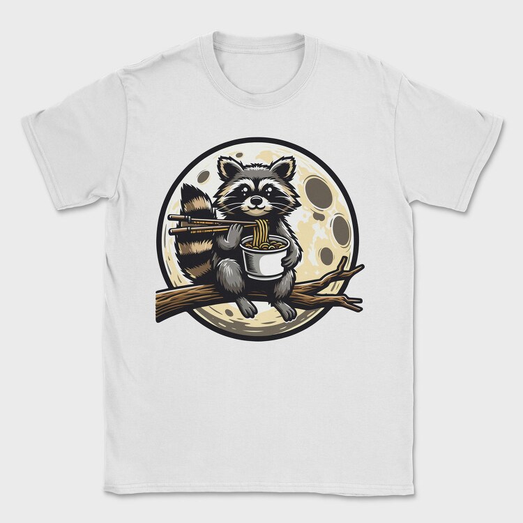 Raccoon Ramen Lover, Tricou Barbati (Unisex)