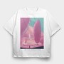 Fantasy Landscape 07, Tricou Oversize Barbati (Unisex)