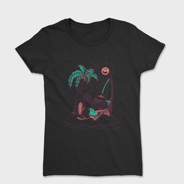 Surfer Santa Beer, Tricou Femei