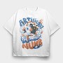 Robot Invasion 02, Tricou Oversize Barbati (Unisex)
