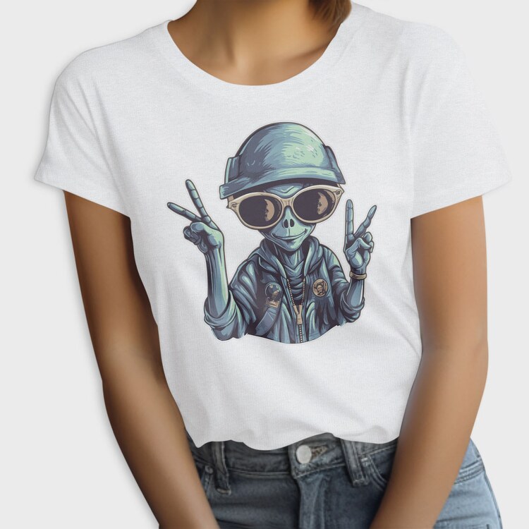 Cool Alien Peace, Tricou Femei