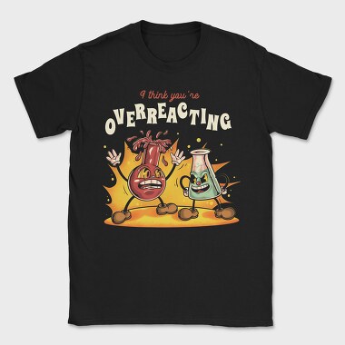 Test Tubes Cartoon, Tricou Barbati (Unisex)