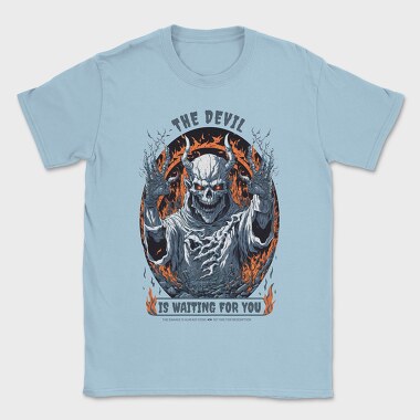 The Devil Is Waiting for You, Tricou Barbati (Unisex)