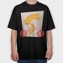 Sloth Ebike, Tricou Oversize Barbati (Unisex)