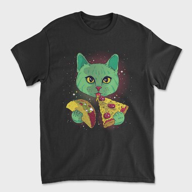 Cosmic Cat, Tricou Barbati (Unisex)