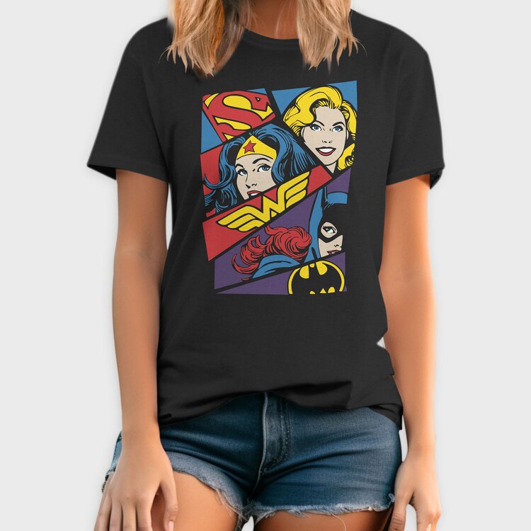 Supergirl Wonder Woman Batwoman, Tricou Barbati (Unisex)