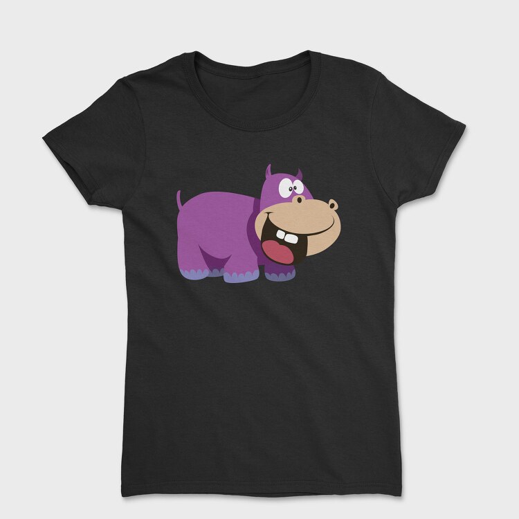 Purple Hippo Grin, Tricou Femei