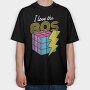I Love the 80's, Tricou Oversize Barbati (Unisex)