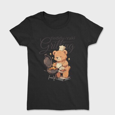 Teddy Bear Grilling, Tricou Femei