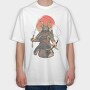 Samurai Spinning Rod Net, Tricou Oversize Barbati (Unisex)
